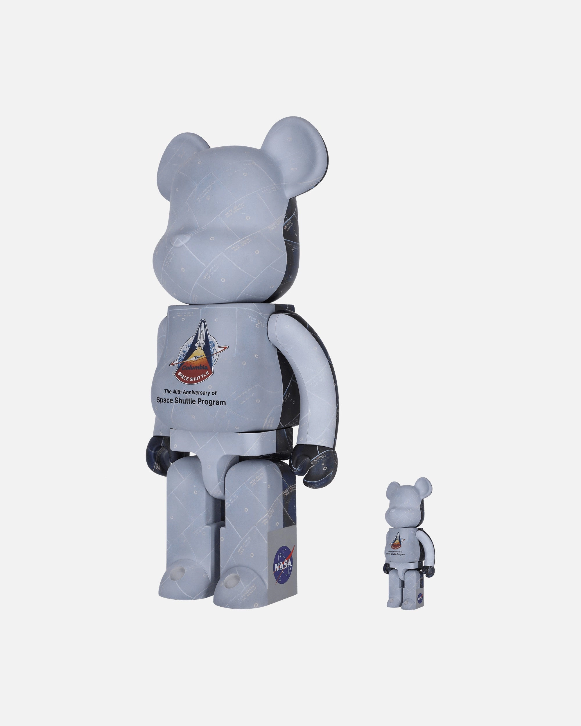 100%   400% Space Shuttle Be@rbrick Multicolor