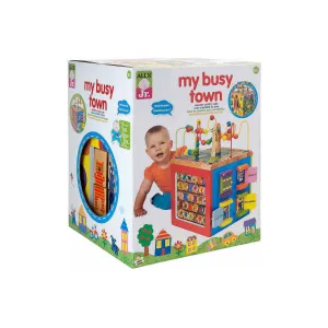 Alex Toys Jr. My Busy Town Wooden Activity Cube-0A4W