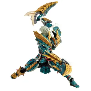 Amazing Yamaguchi Revoltech Figure Complex Hunter Male Blademaster (Zinogre Armor Set) Monster Hunter