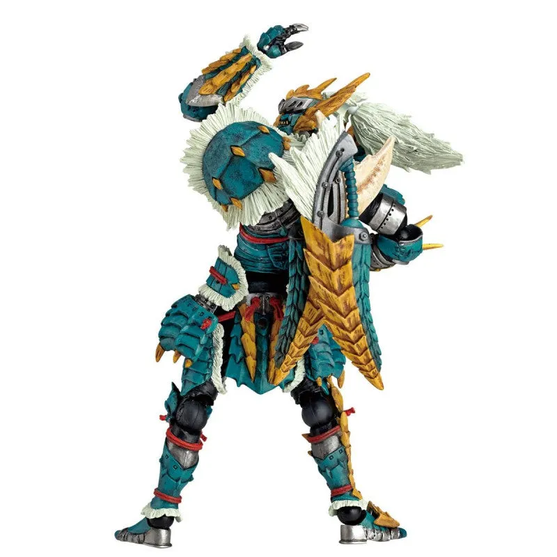 Amazing Yamaguchi Revoltech Figure Complex Hunter Male Blademaster (Zinogre Armor Set) Monster Hunter