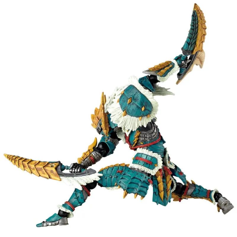 Amazing Yamaguchi Revoltech Figure Complex Hunter Male Blademaster (Zinogre Armor Set) Monster Hunter