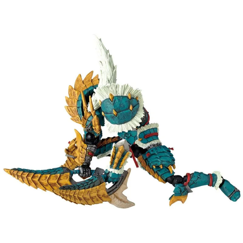 Amazing Yamaguchi Revoltech Figure Complex Hunter Male Blademaster (Zinogre Armor Set) Monster Hunter