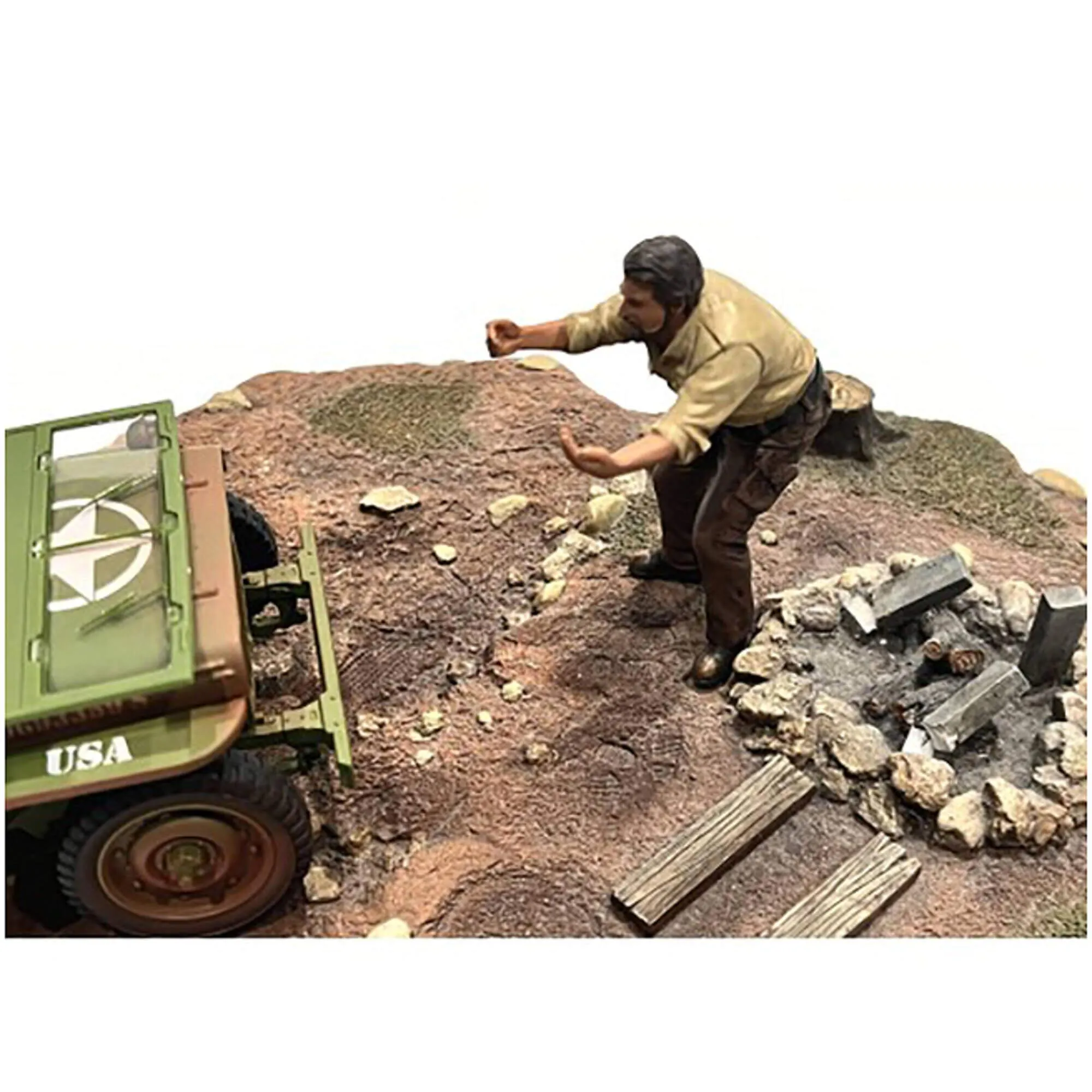 American Diorama Figure 6 for 1/18 Scale Models - 4X4 Mechanic