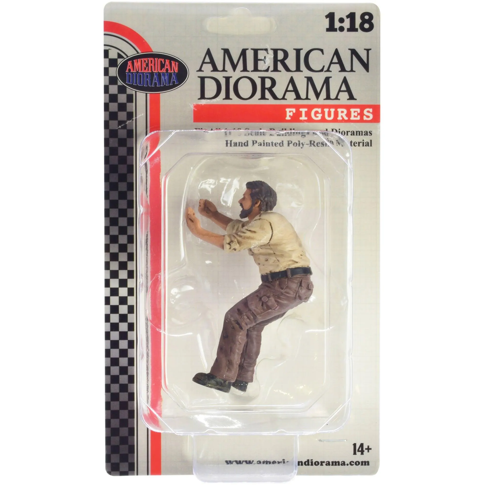 American Diorama Figure 6 for 1/18 Scale Models - 4X4 Mechanic