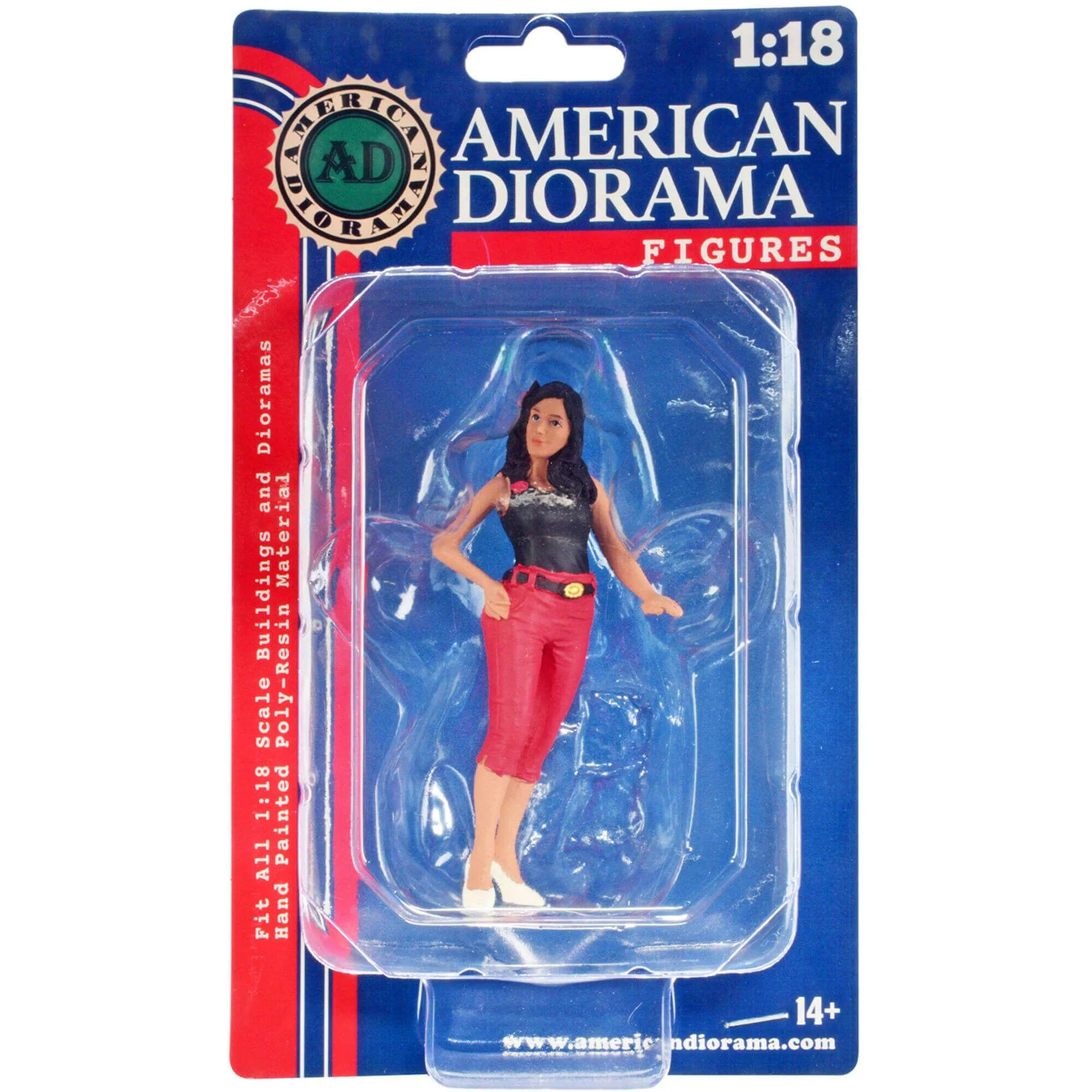 American Diorama Figure - Pin-Up Girls Carroll Polyresin Body for 1/18 Scale Models