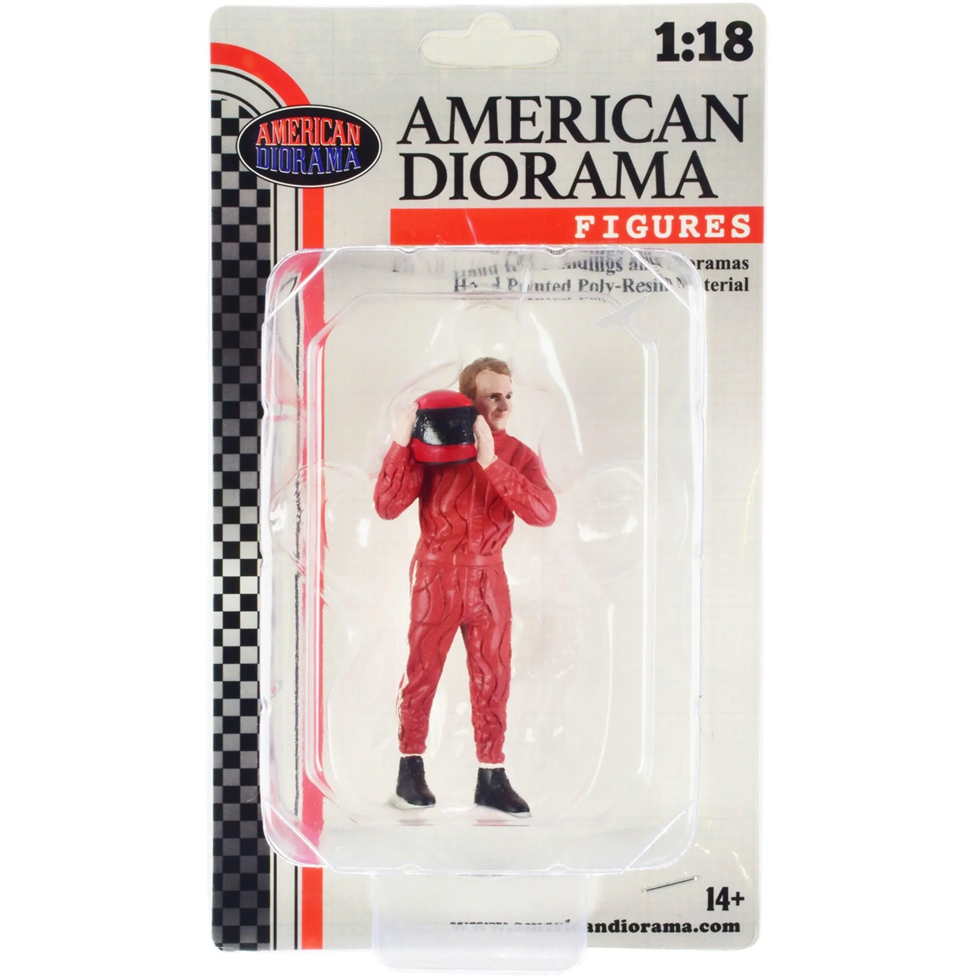 American Diorama Figures A and B - Racing Legends 70's for 1/18 Models, Set of 2