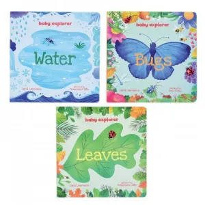 Baby Explorer STEM Board Book Set | Early Science Concepts Through Senses