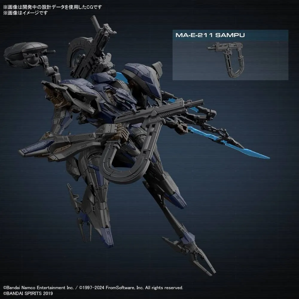 Bandai 30 Minutes Missions 30MM 1/100 Schneider Nachtreiher / 40E Steel Haze (Armored Core VI: Fires of Rubicon) Model Kit