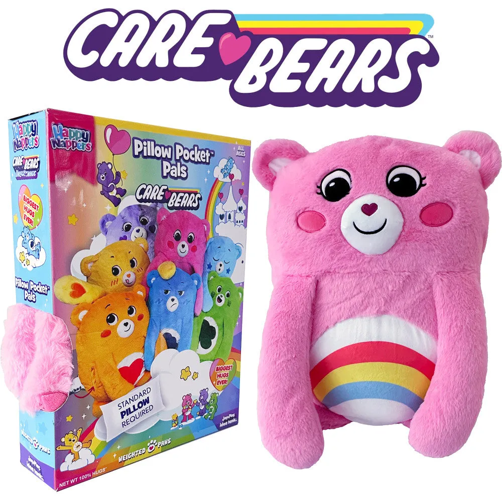 Care Bears Cheer Bear Happy Nappers Pillow Pals - Soft Plush