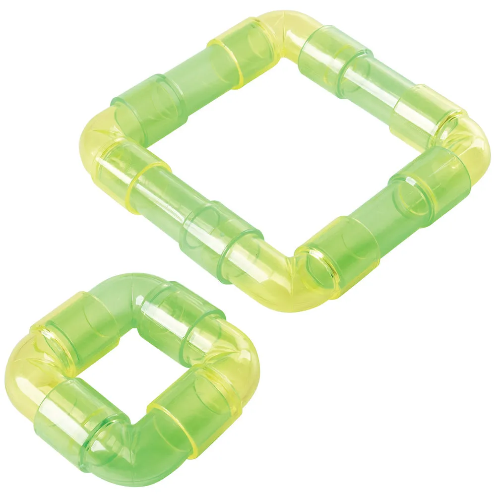 Constructive Playthings Translucent Pipe Builders - 80 PC