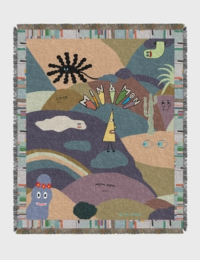Cotton Blanket Ultimate Cuddle Companion - Happy Mountains