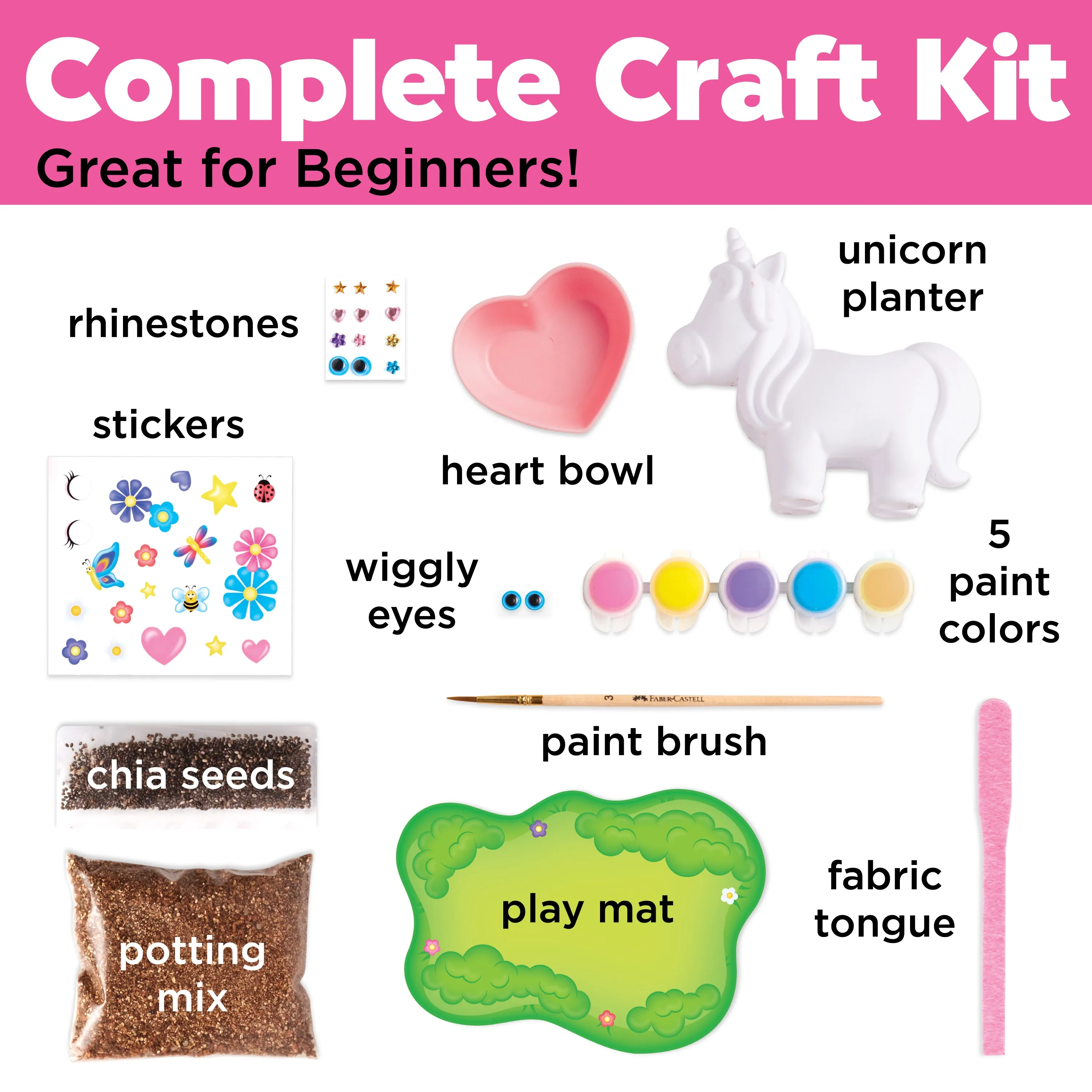 Creativity for Kids Self Watering Unicorn Garden Kit