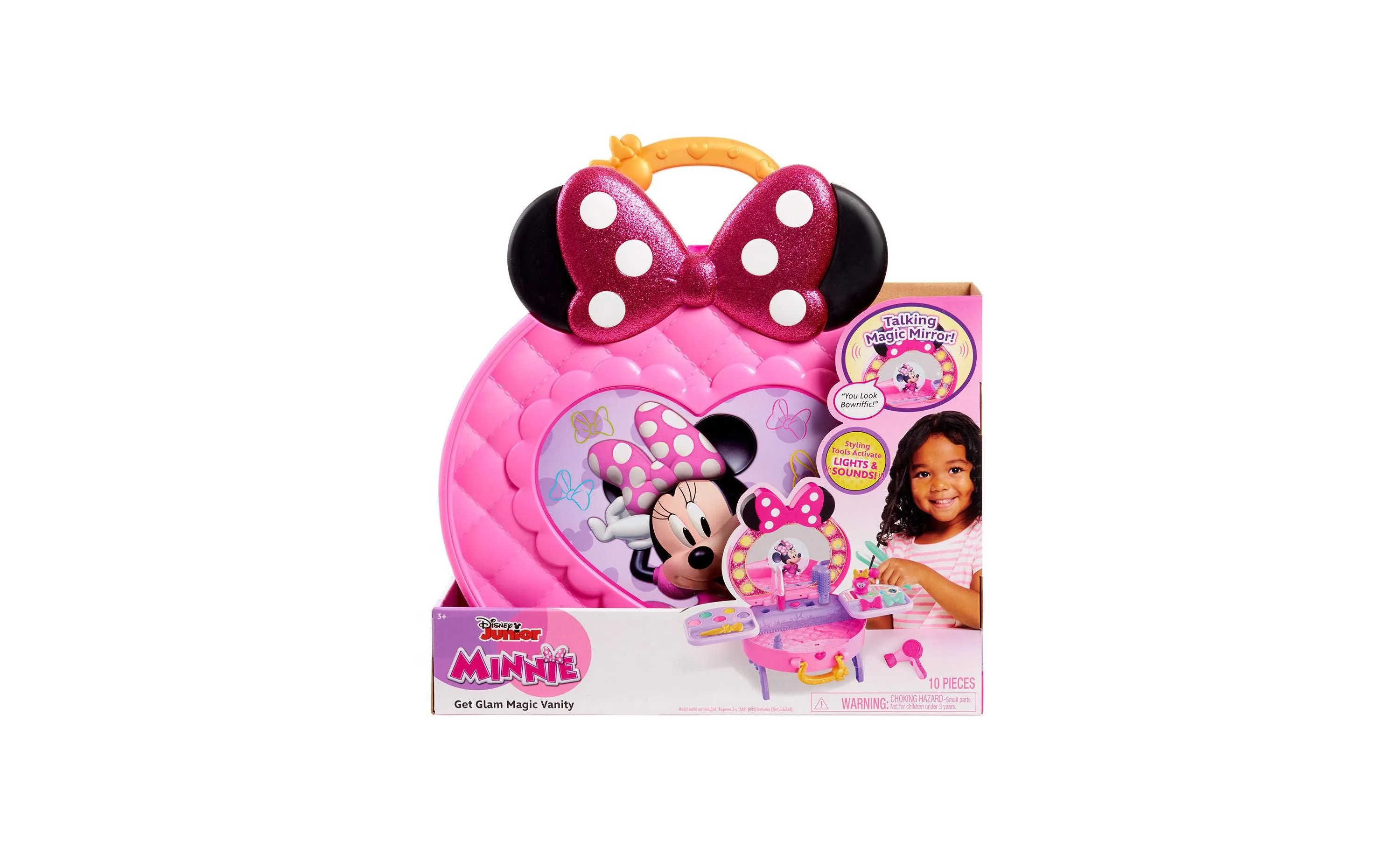 Disney Minnie Mouse Get Glam Magic Vanity Playset