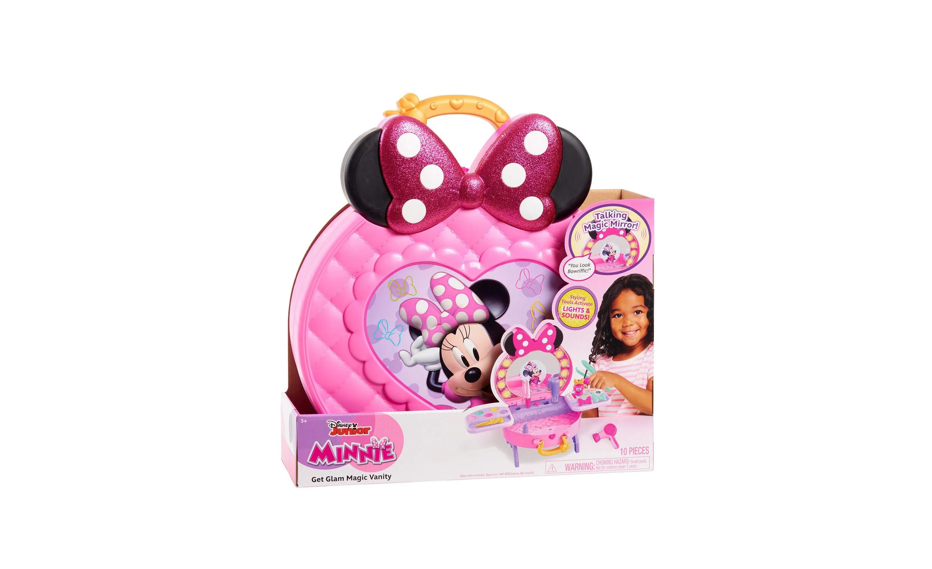 Disney Minnie Mouse Get Glam Magic Vanity Playset