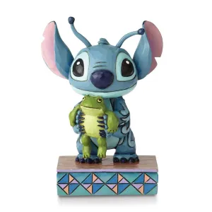 Disney Traditions Stitch with Frog Figurine