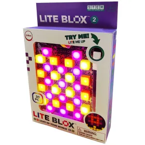 E-Blox Lite Blox 2: Colorful Light Mosaic Building Set for Kids