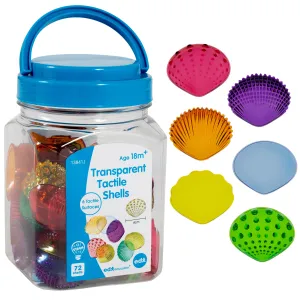 edxeducation Tactile Shells - Sensory Learning Toy - Set of 72