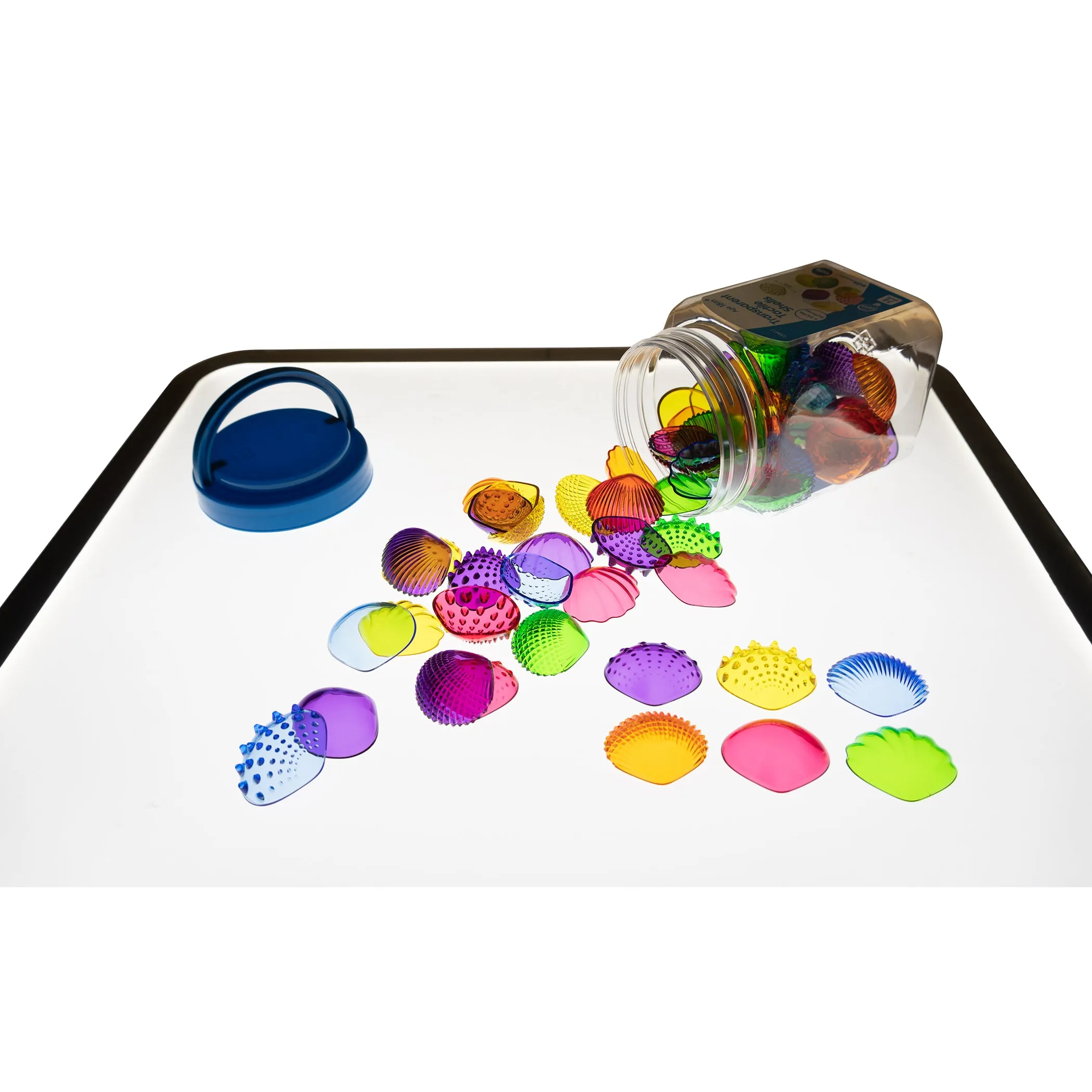 edxeducation Tactile Shells - Sensory Learning Toy - Set of 72