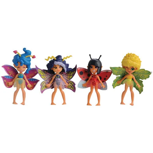 Fairy-kins 28-Piece Play Set with Light-Up Lightning Bugs and Accessories