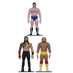 FleXfigs WWE Icons Deluxe Action Figures Pack - 6 Iconic Wrestlers