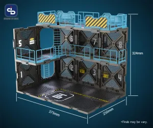 Fresh Retro Scene in Box Fortifications Type B Diorama Building Set SIB04