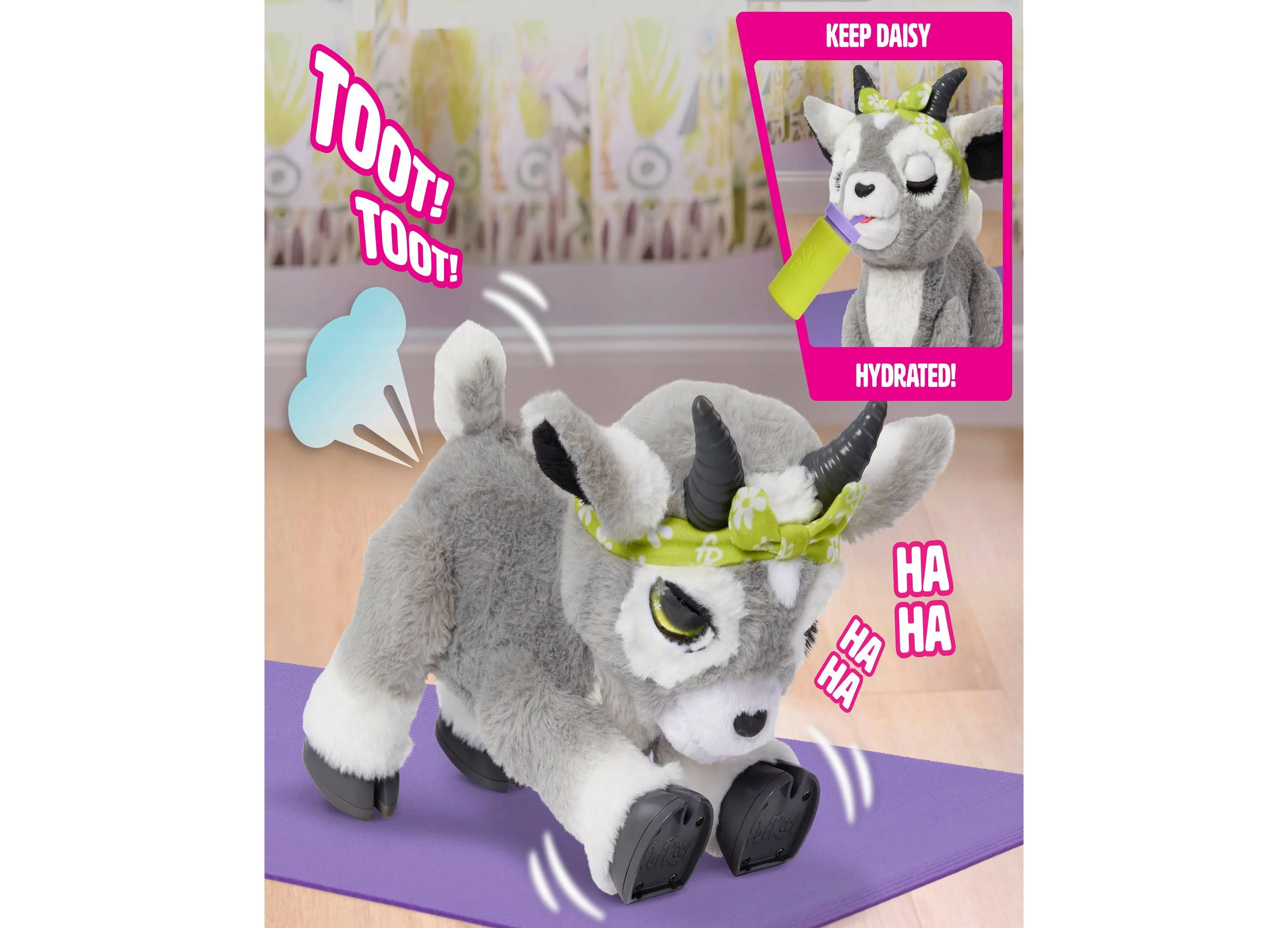 FurReal Daisy the Yoga Goat - Interactive Plush Toy