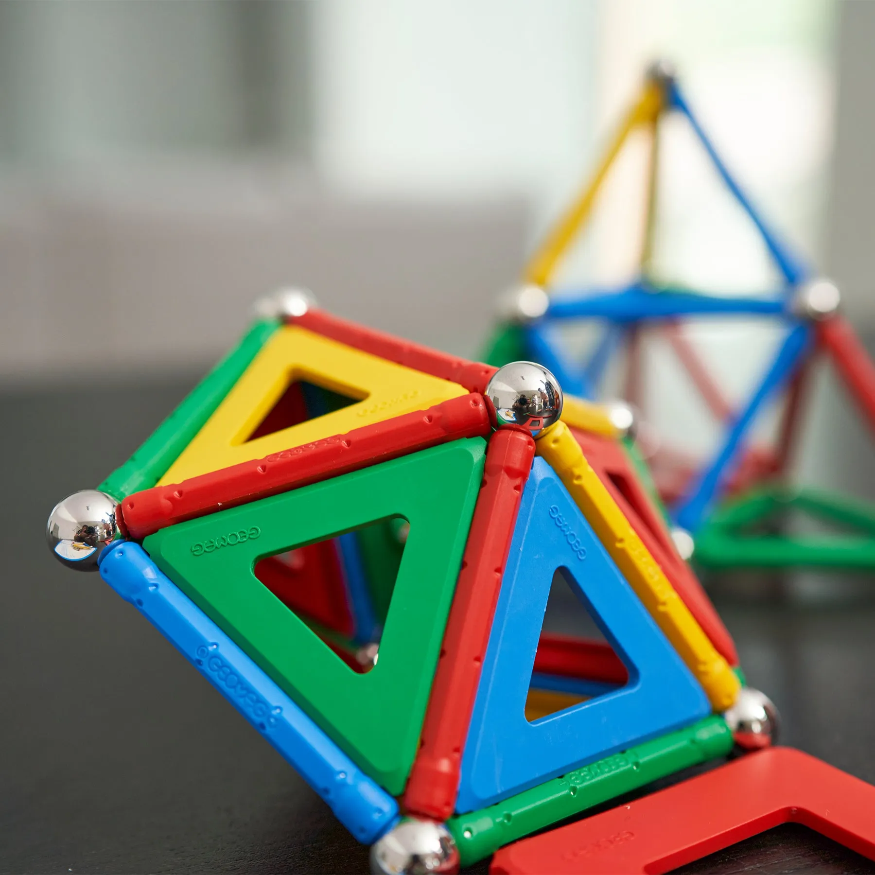 Geomag Geometry Lab Recycled Set - 737 Pieces - Vibrant STEM Learning