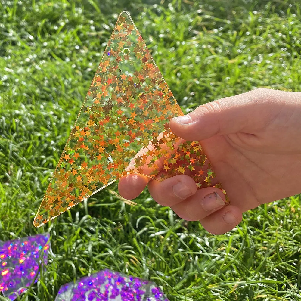 Glitter Panels 21-Piece Set | Acrylic Color and Shape Exploration for Sensory Play