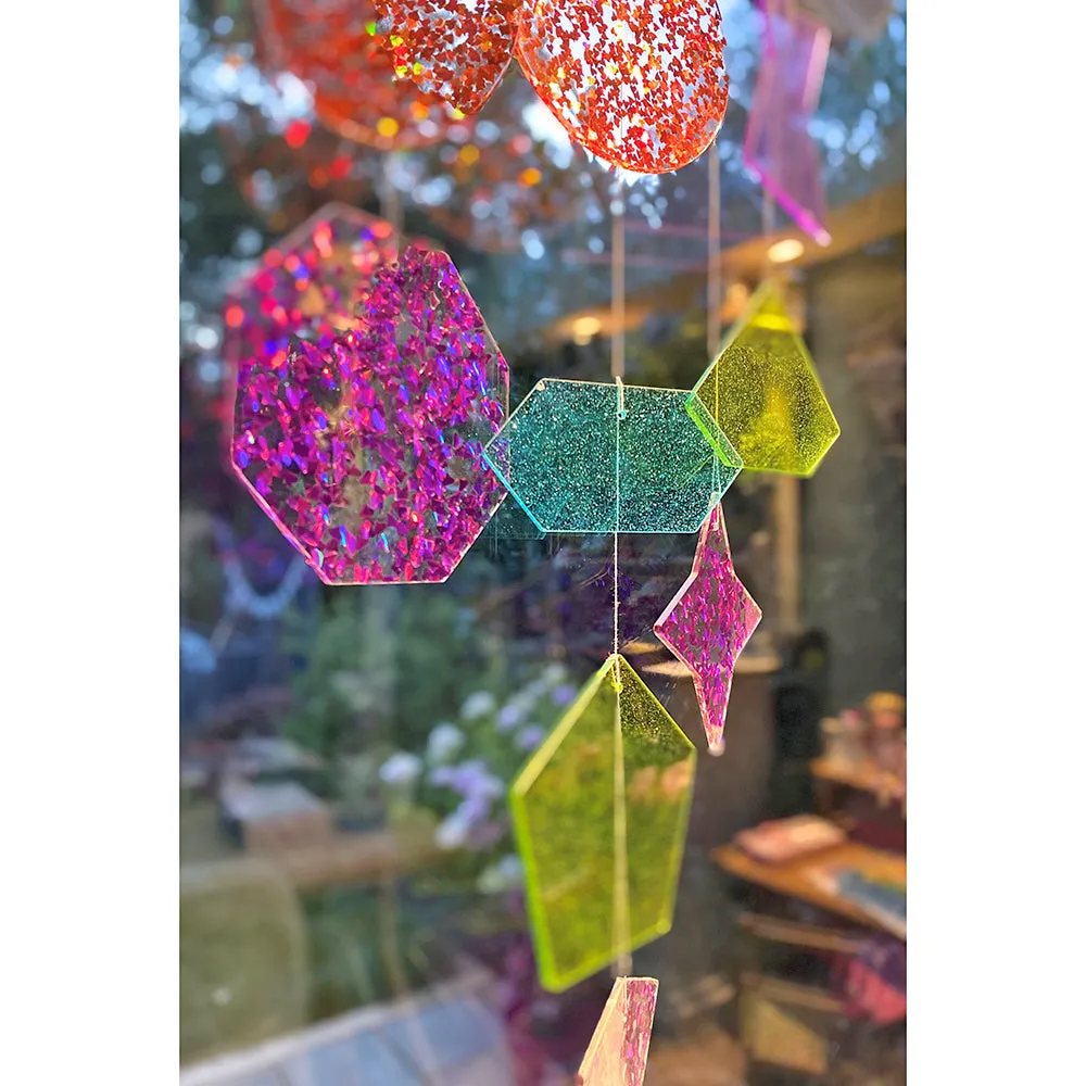 Glitter Panels 21-Piece Set | Acrylic Color and Shape Exploration for Sensory Play