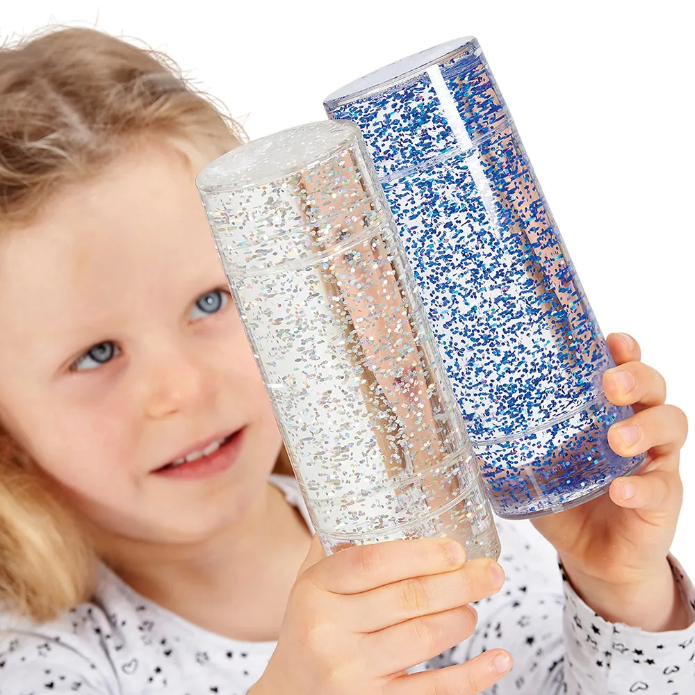 Glittering Sensory Storm Tubes | Set of 3