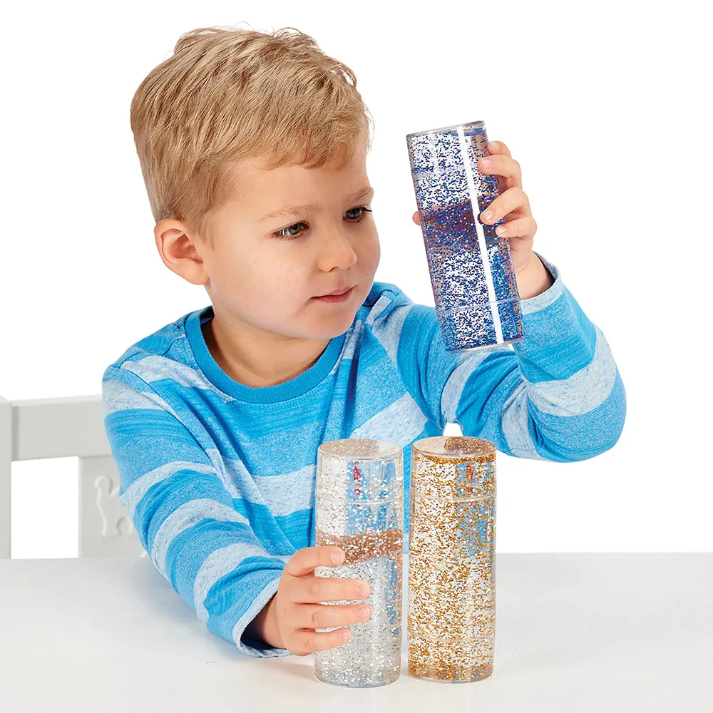 Glittering Sensory Storm Tubes | Set of 3