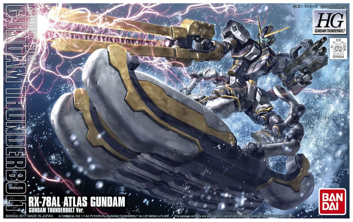 Gundam 1/144 HG Thunderbolt #12 RX-78AL Atlas Gundam (Thunderbolt ONA Ver.) Model Kit