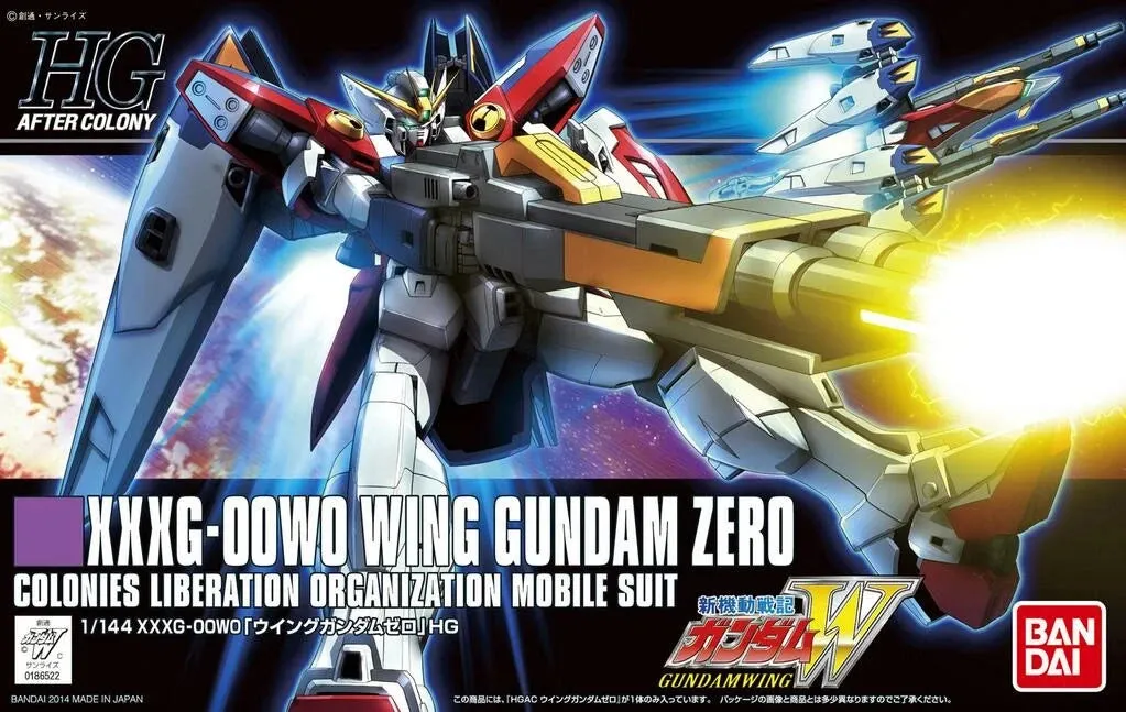Gundam 1/144 HGUC #174 HGAC XXXG-00W0 Wing Gundam Zero Model Kit