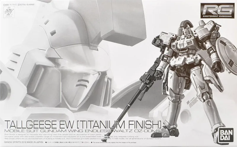 Gundam 1/144 RG Tallgeese EW Titanium Finish Model Kit Exclusive