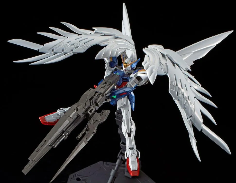 Gundam 1/144 RG Wing Gundam Zero EW and Drei Zwerg Titanium Finish Model Kit Exclusive