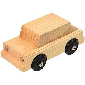 Hardwood Station Wagon Toy | Pretend Play Vehicle