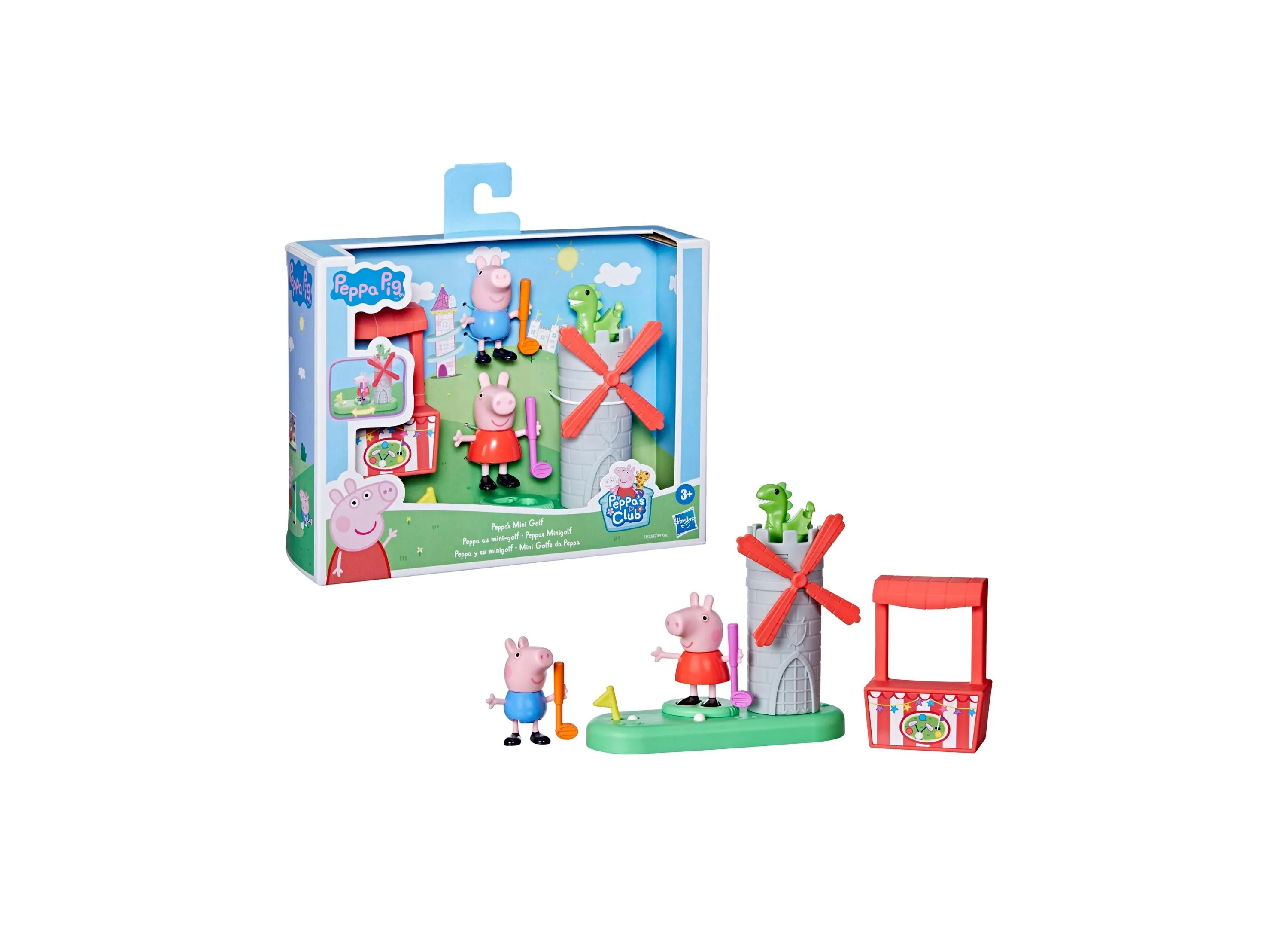 Hasbro Peppa Pig Mini Golf Play Set with Windmill Feature