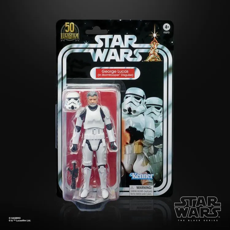 Hasbro Star Wars Black Series 50th Anniversary George Lucas (In Stormtrooper Disguise) 6 Inch Action Figure
