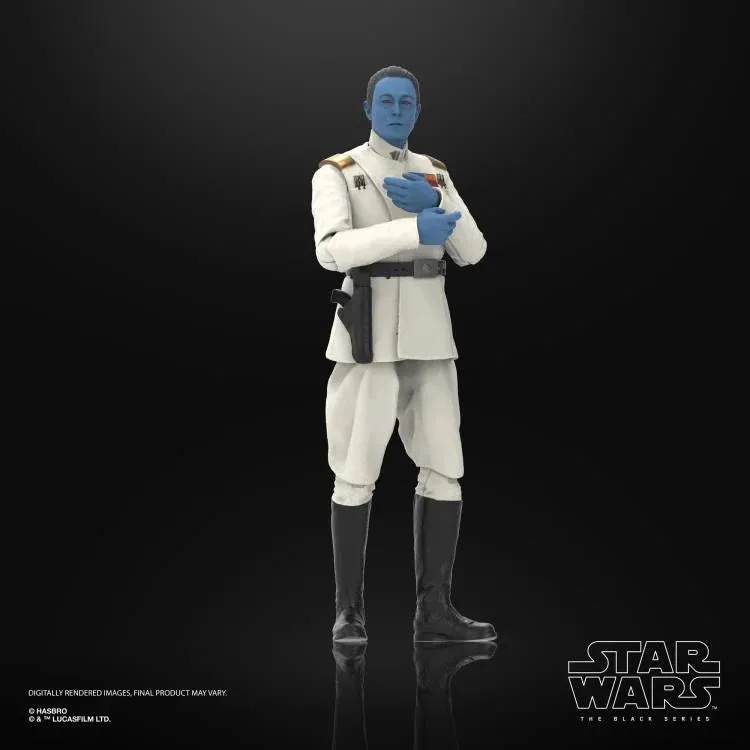 Hasbro Star Wars Black Series Ahsoka #12 Grand Admiral Thrawn 6 Inch Action Figure