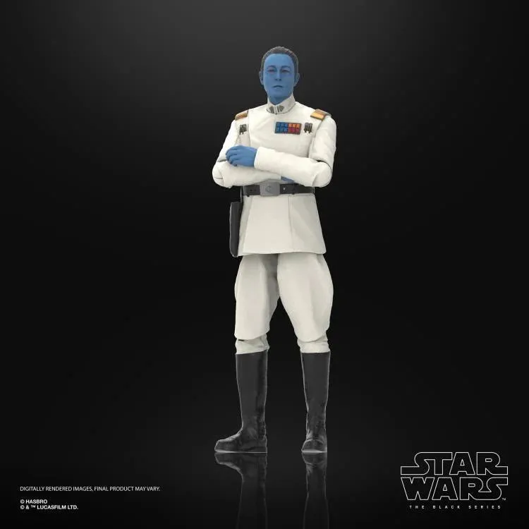 Hasbro Star Wars Black Series Ahsoka #12 Grand Admiral Thrawn 6 Inch Action Figure