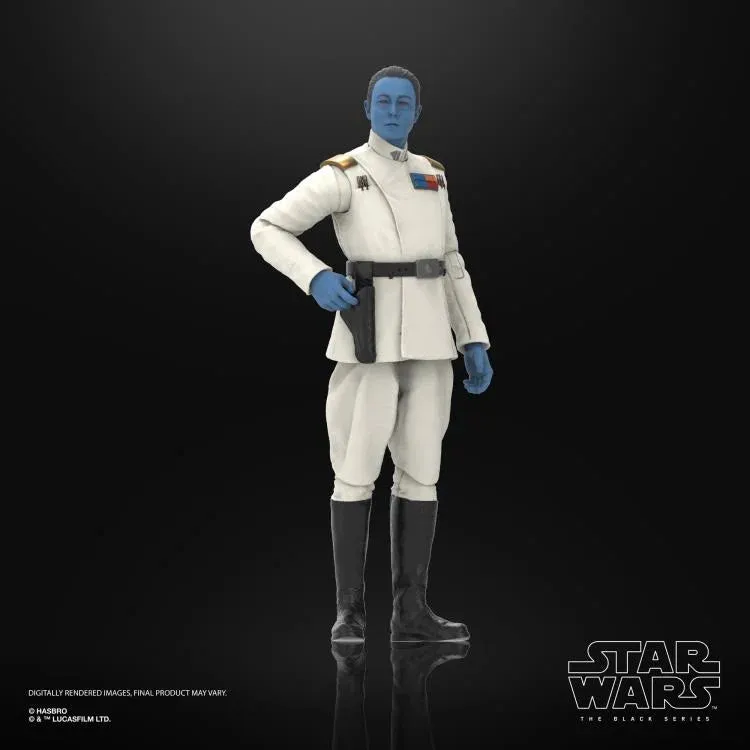 Hasbro Star Wars Black Series Ahsoka #12 Grand Admiral Thrawn 6 Inch Action Figure