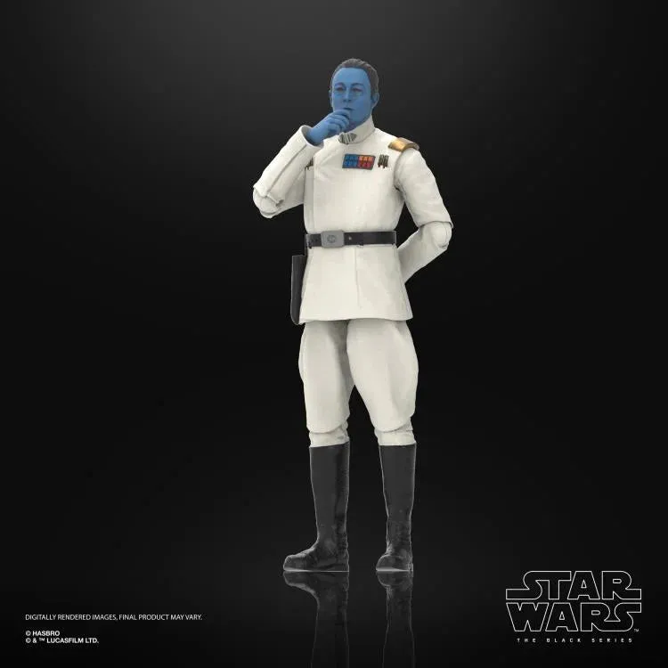 Hasbro Star Wars Black Series Ahsoka #12 Grand Admiral Thrawn 6 Inch Action Figure