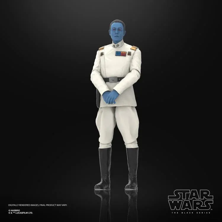 Hasbro Star Wars Black Series Ahsoka #12 Grand Admiral Thrawn 6 Inch Action Figure