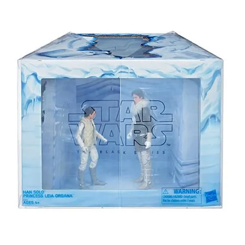 Hasbro Star Wars Black Series Han Solo and Princess Leia Organa (Empire Strikes Back) ComicCon Exclusive Pack 6 Inch Action Figure