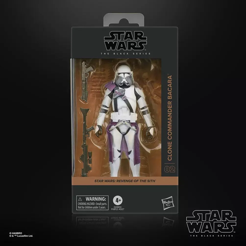 Hasbro Star Wars Black Series Revenge of the Sith #02 Clone Commander Bacara 6 Inch Action Figure