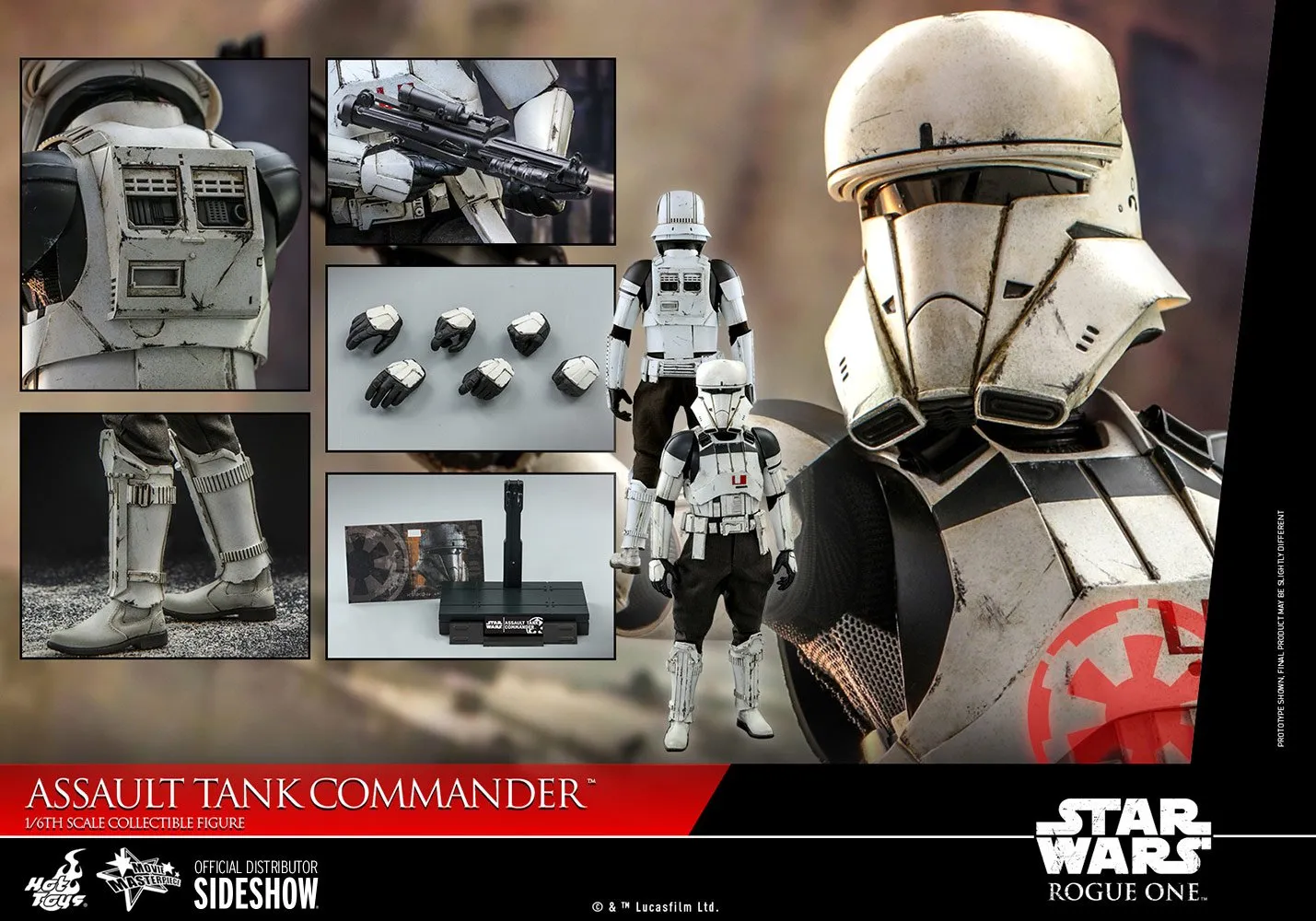 Hot Toys 1/6 Scale Movie Masterpiece Series  - Assault Tank Commander (Rogue One)