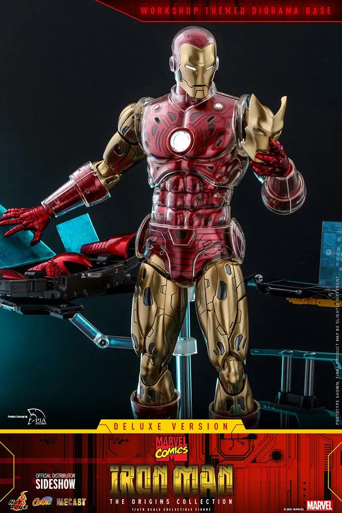 Hot Toys Comics Masterpiece Series Diecast - Iron Man (Deluxe)