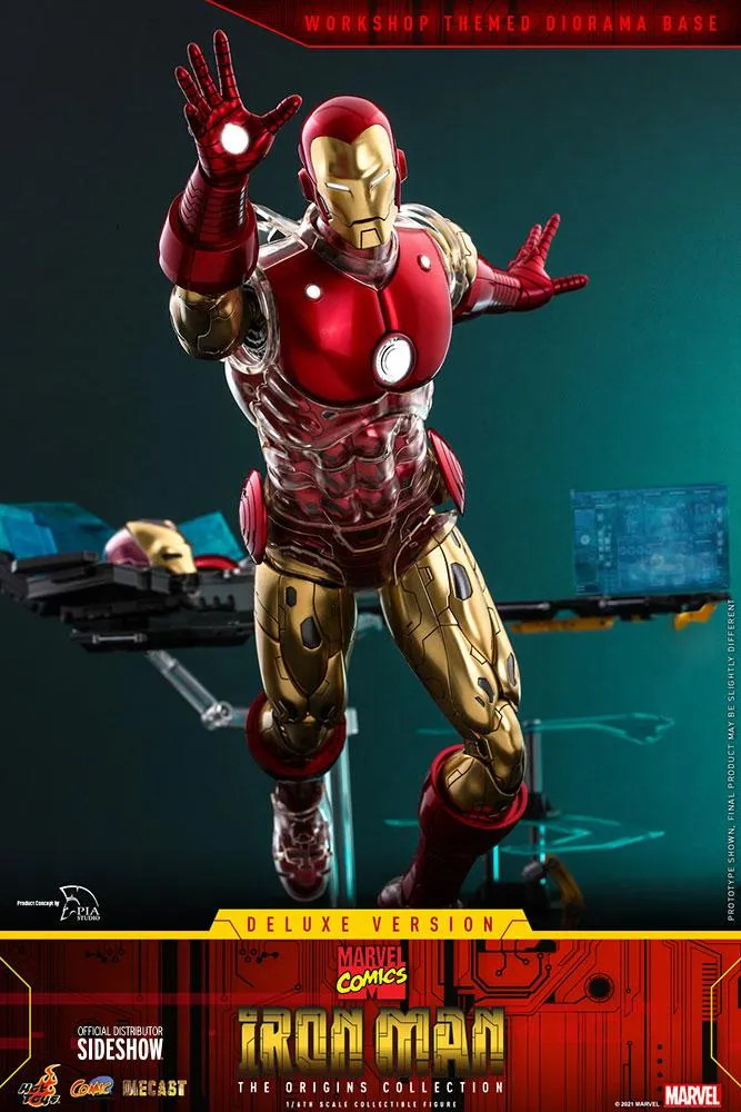 Hot Toys Comics Masterpiece Series Diecast - Iron Man (Deluxe)