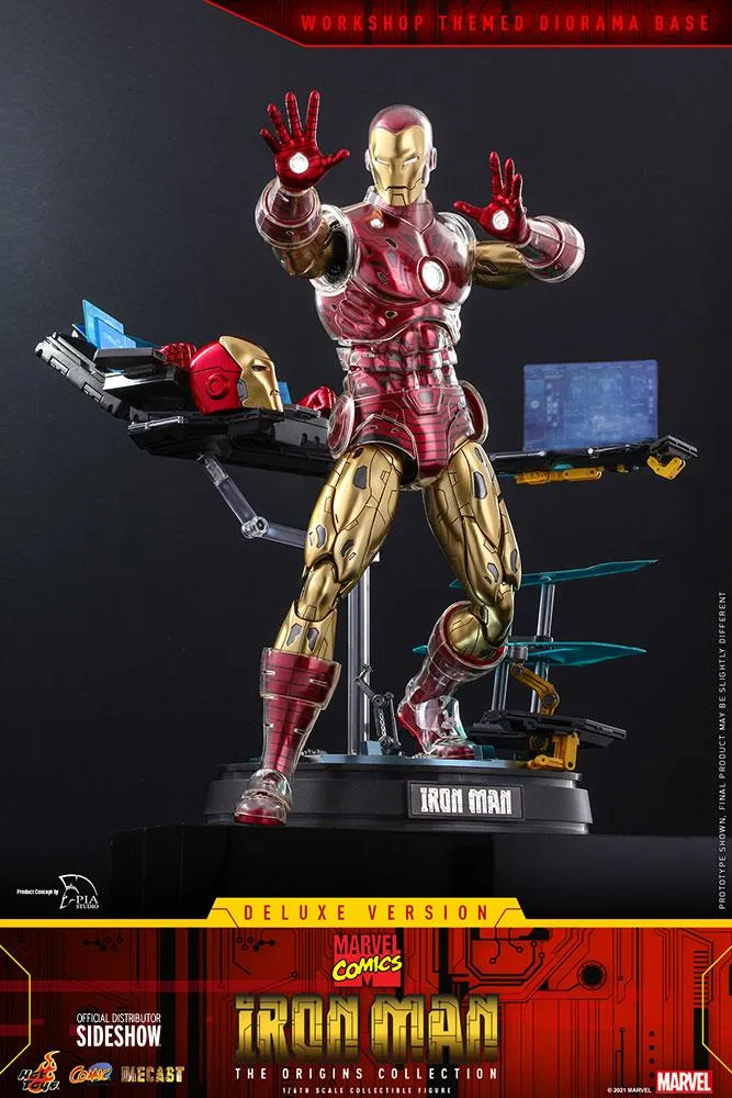 Hot Toys Comics Masterpiece Series Diecast - Iron Man (Deluxe)