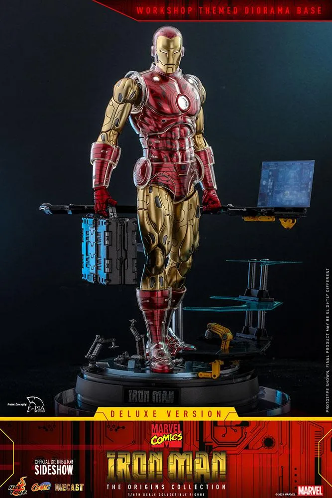 Hot Toys Comics Masterpiece Series Diecast - Iron Man (Deluxe)